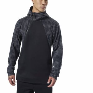 Reebok Training Supply Kapuzenpullover Herren - Schwarz - DE 126-VET